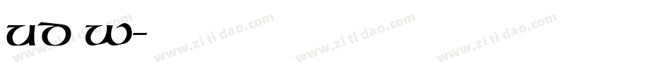UnciaDis Wd字体转换